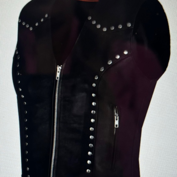 Women’s leather vest Size L (New with Tags) - Picture 5 of 6